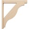 Ekena Millwork 5 1/2-in W x 32-in D x 36-in H Funston Block Rough Cedar Woodgrain TimberThane Outlooker, Primed Tan OUTUR055X32X36FST44RCPR - alternate 3